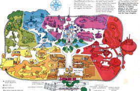 Walt Disney World – Magic Kingdom Map 1981