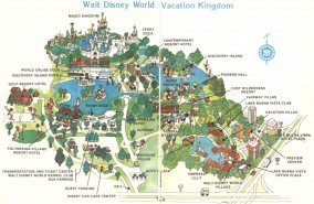 Walt Disney World – Vacation Kingdom Map 1979