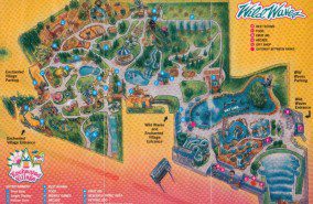 Wild Waves Enchanted Village Map 1990