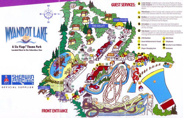 Wyandot Lake Map 2004