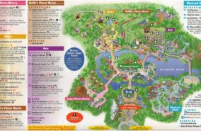 Disney’s Discovery Island Map 1985