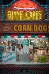 funnel cake stand