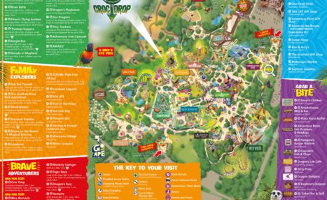 Chessington World of Adventures Map 2021