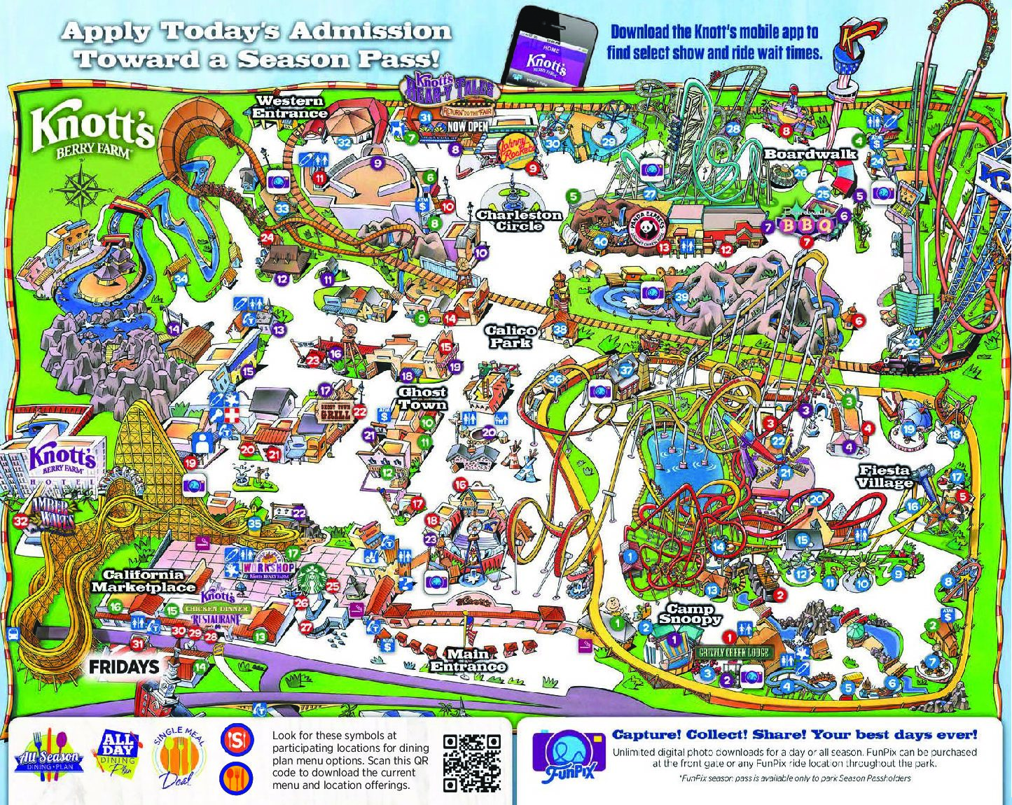 Theme Park Brochures Knott s Berry Farm Map 2022 ThemeParkBrochures