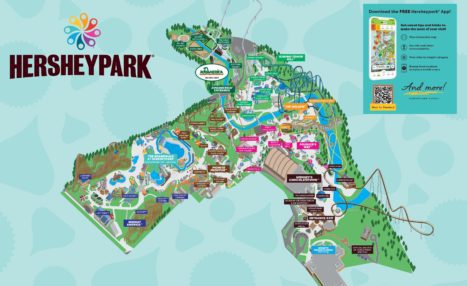 Hershey Park Map 2022