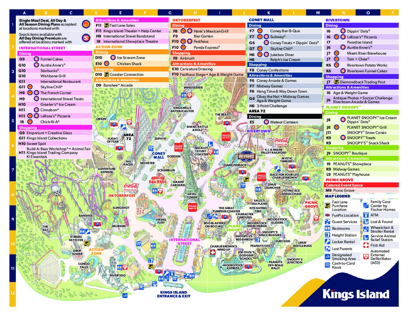 Kings Island Map 2022 Pdf 