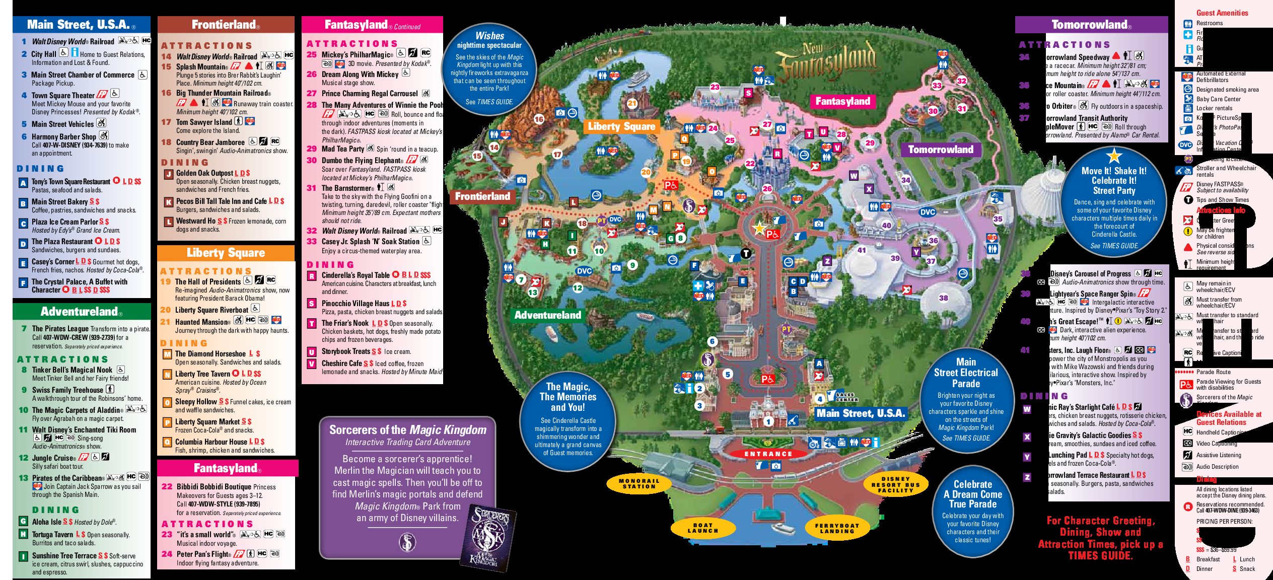 Magic Kingdom Map 2022