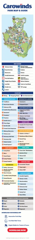 Carowinds Map 2023