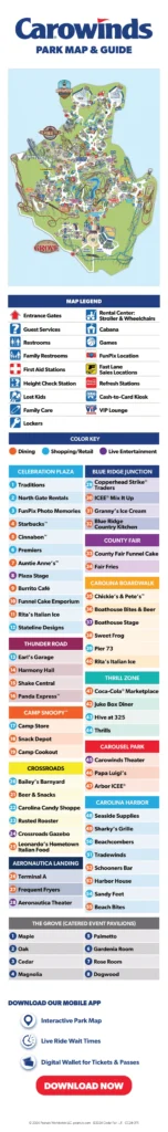Carowinds Map 2024