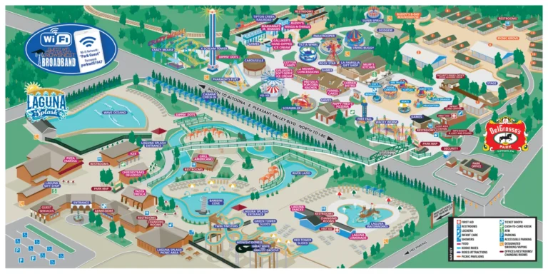 DelGrosso's Park Map and Brochure 2025