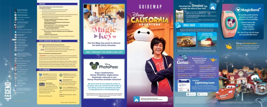 Disney California Adventure Park Brochure 2024
