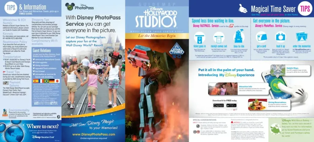Disney Hollywood Studios Brochure 2013
