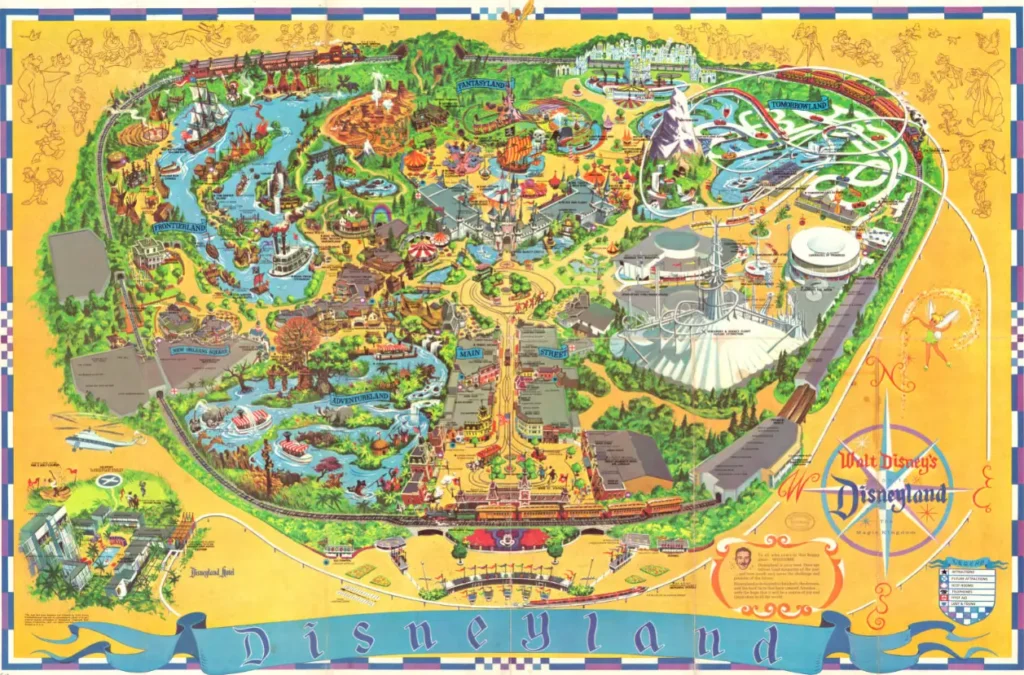 Disneyland Map 1967