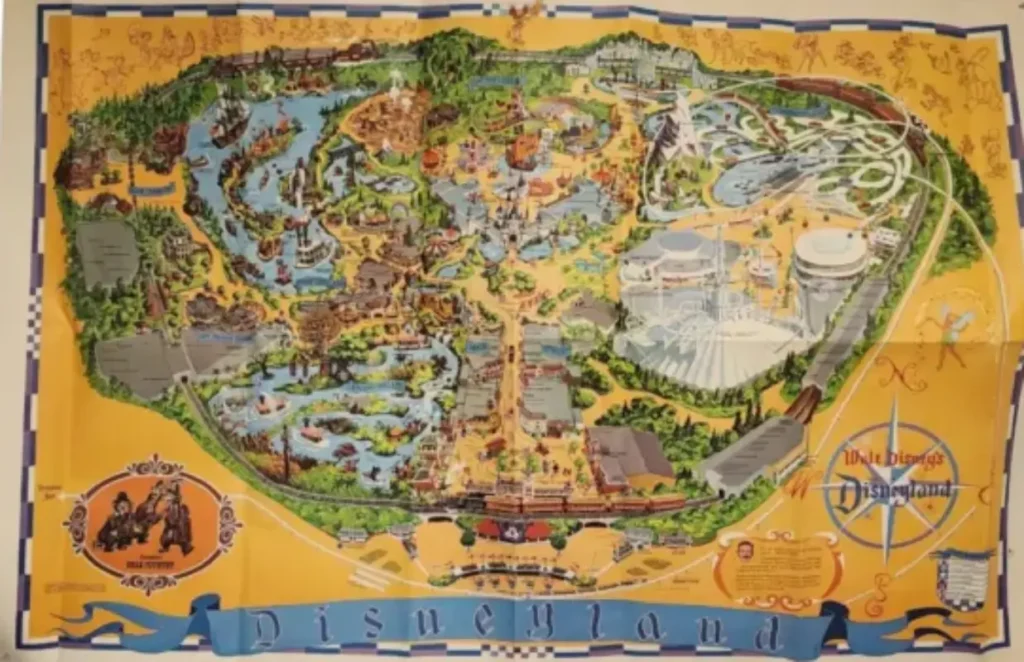 Disneyland Map 1973