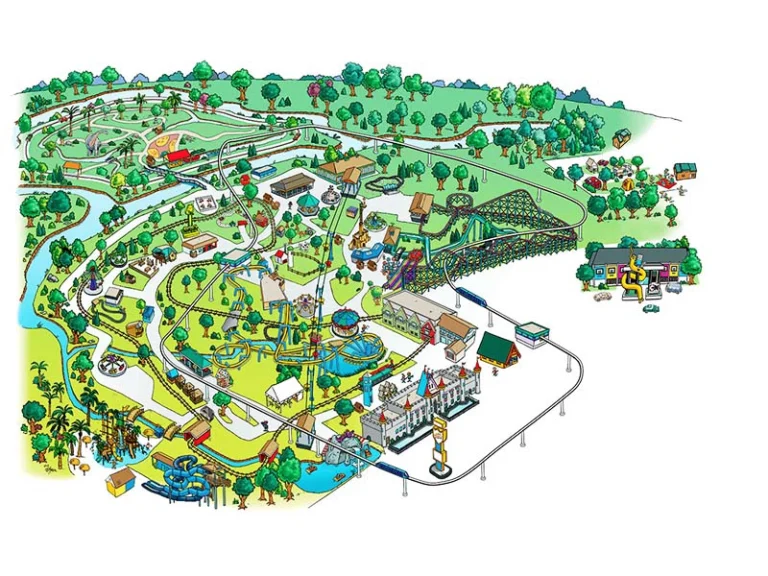 Dutch Wonderland Map 2025