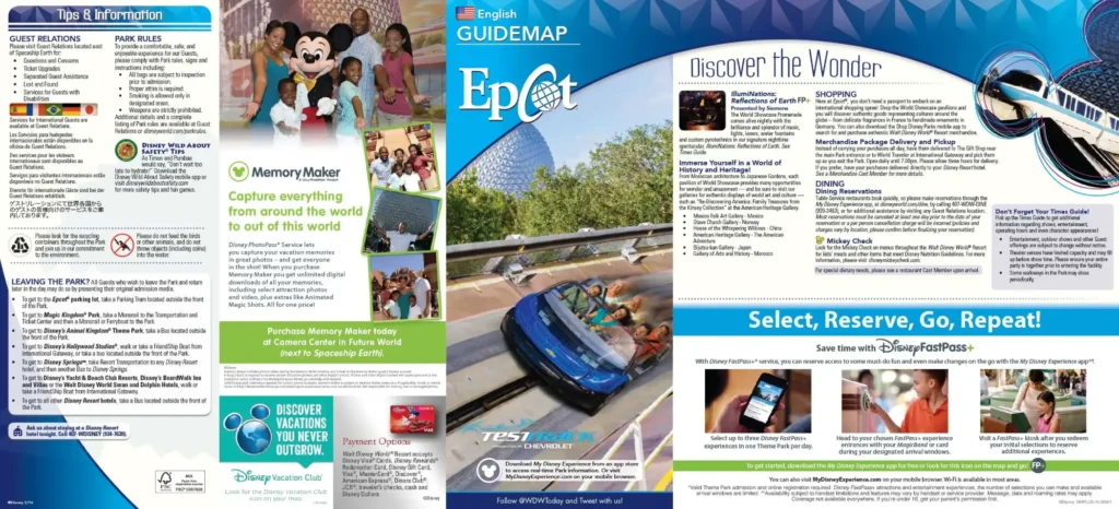 Epcot Brochure 2016