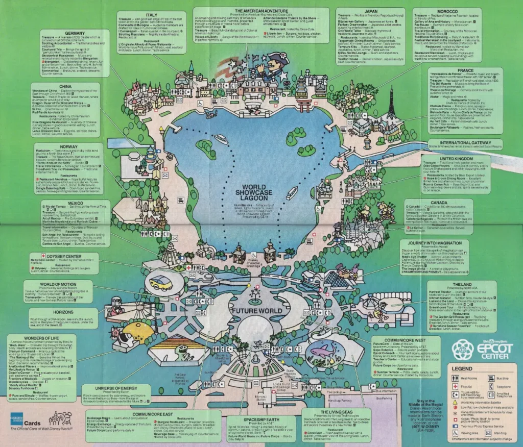 Epcot Map 1993
