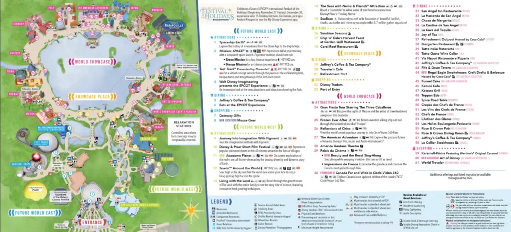 Epcot Map 2020