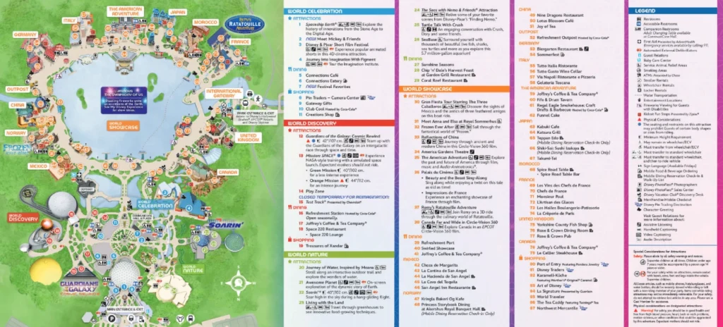 Epcot Map 2024