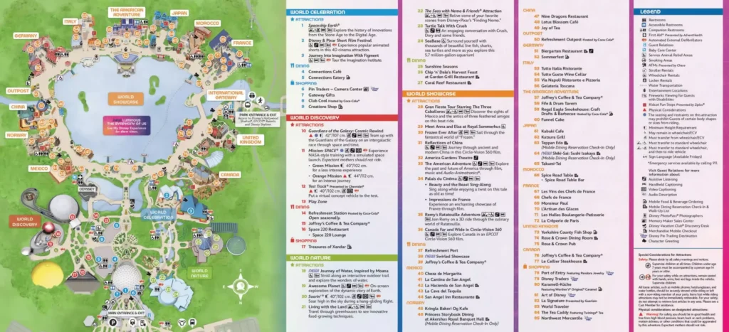 Epcot Map 2024