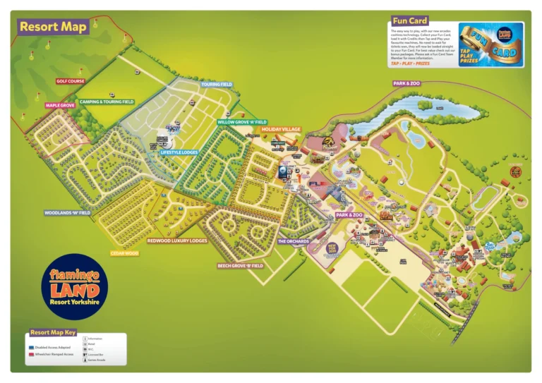 Flamingo Land Resort Map 2025