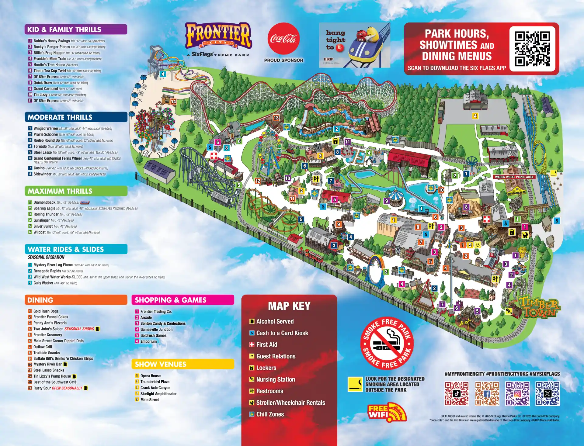 Frontier City Map 2025
