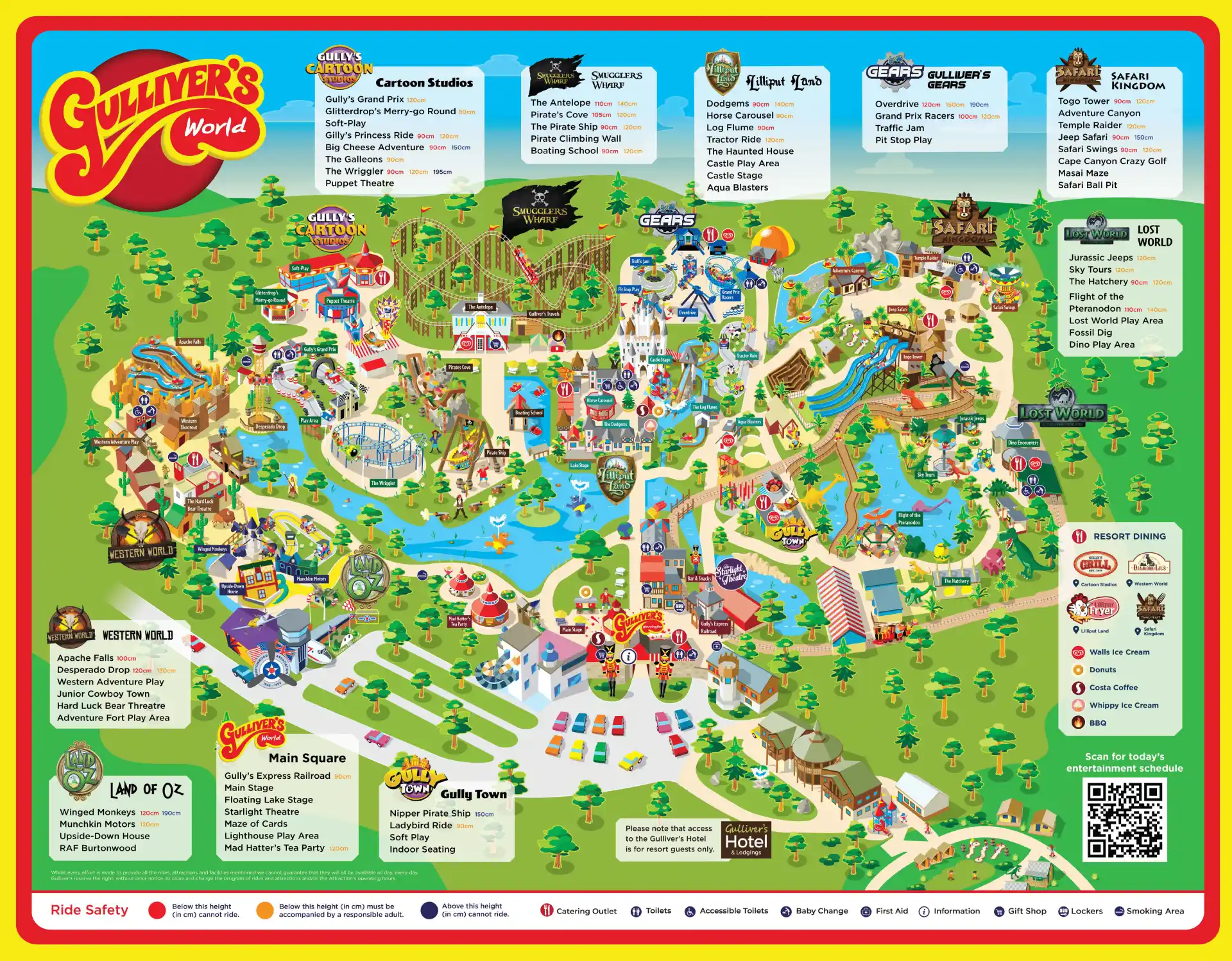Gulliver’s World Map 2025