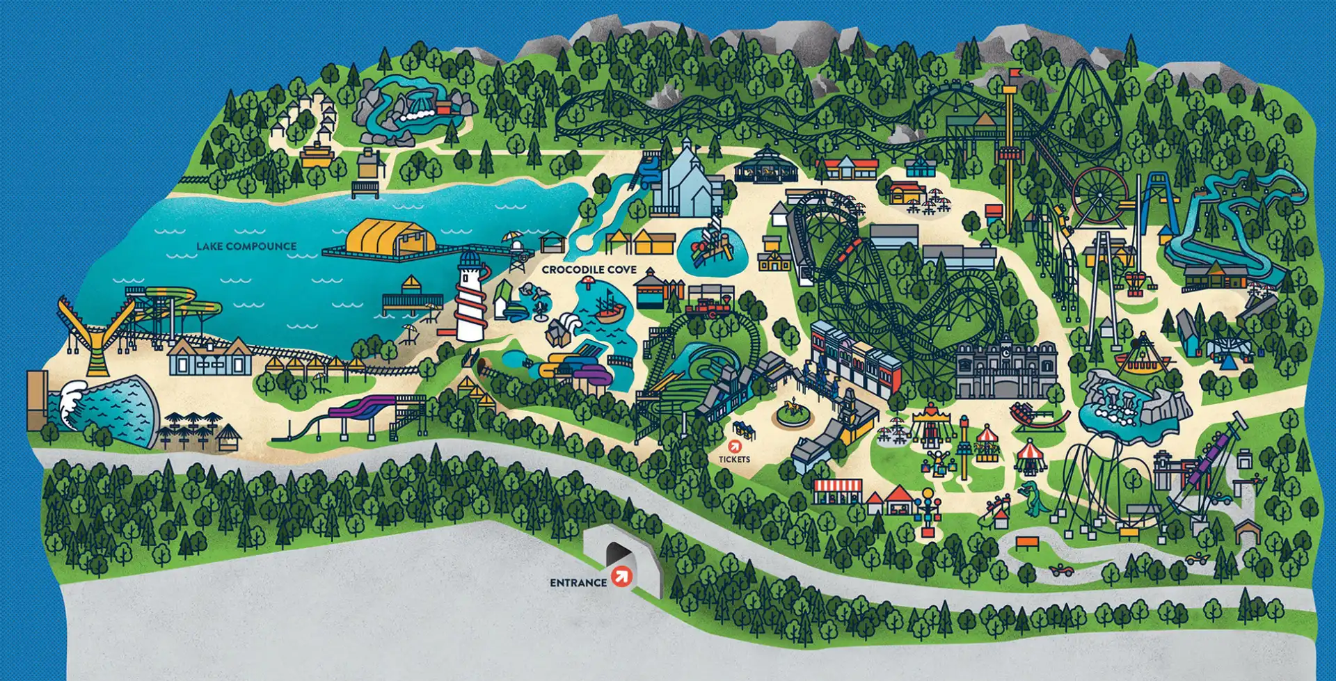 Hershey Lake Compounce Map 2025