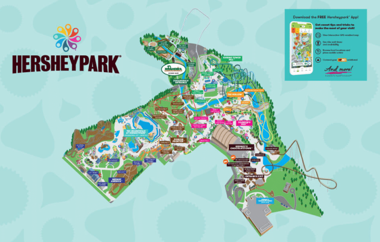 Hersheypark Map and Brochure (2024 - 1972) | ThemeParkBrochures.net