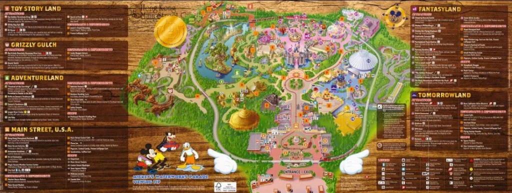 Hong Kong Disneyland Map 2021