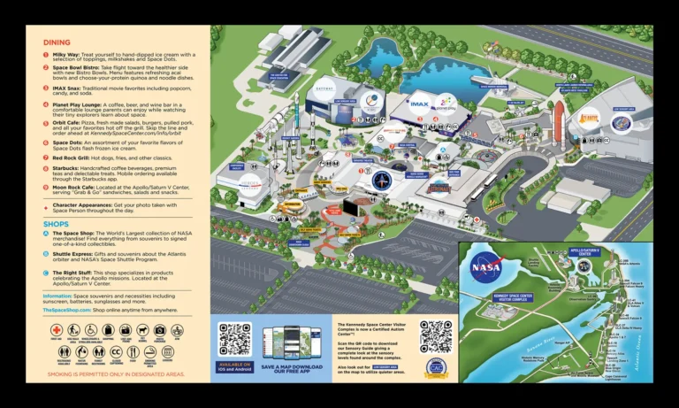 Kennedy Space Center Map 2025