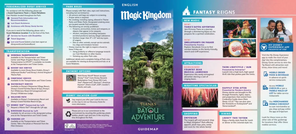 Magic Kingdom Brochure 2023