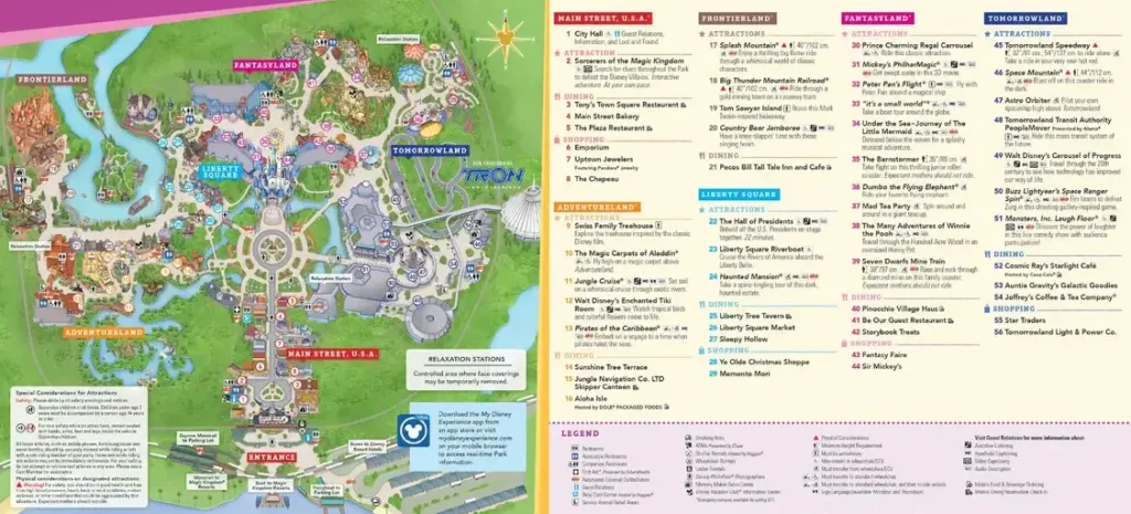 Magic Kingdom Map 2020