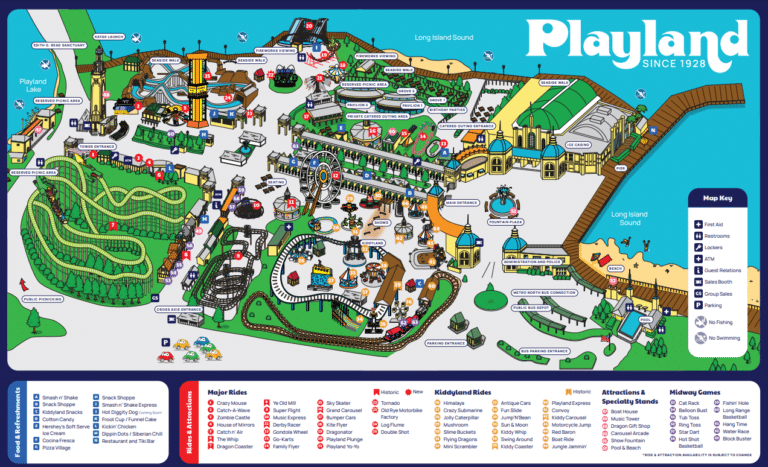 Playland Map and Brochure (1981 – 2025)