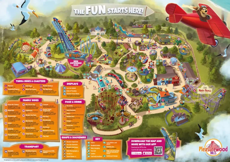 Pleasurewood Hills Map 2025