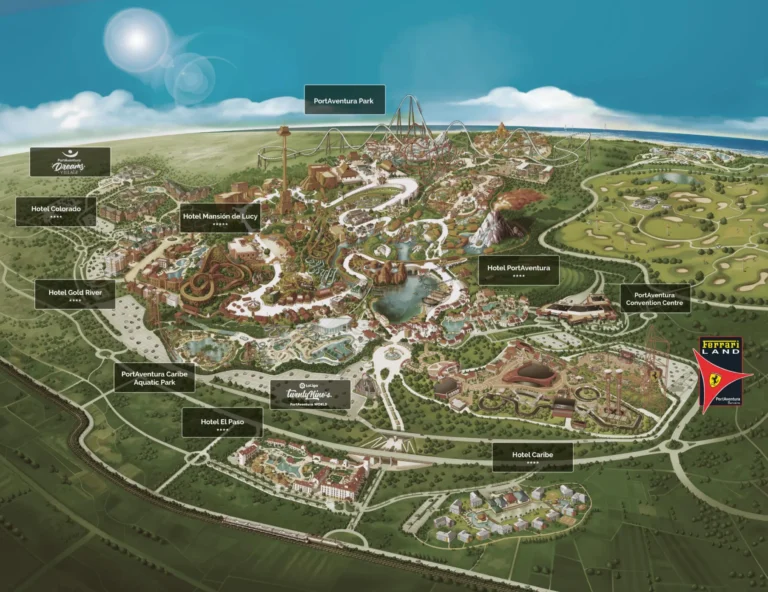 PortAventura World Map 2025