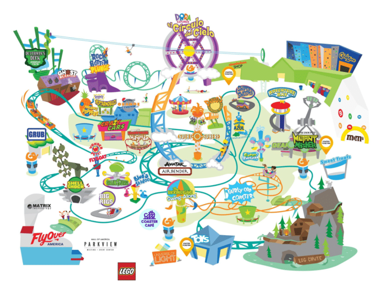 Knott’s Camp Snoopy Map 2026 PDF