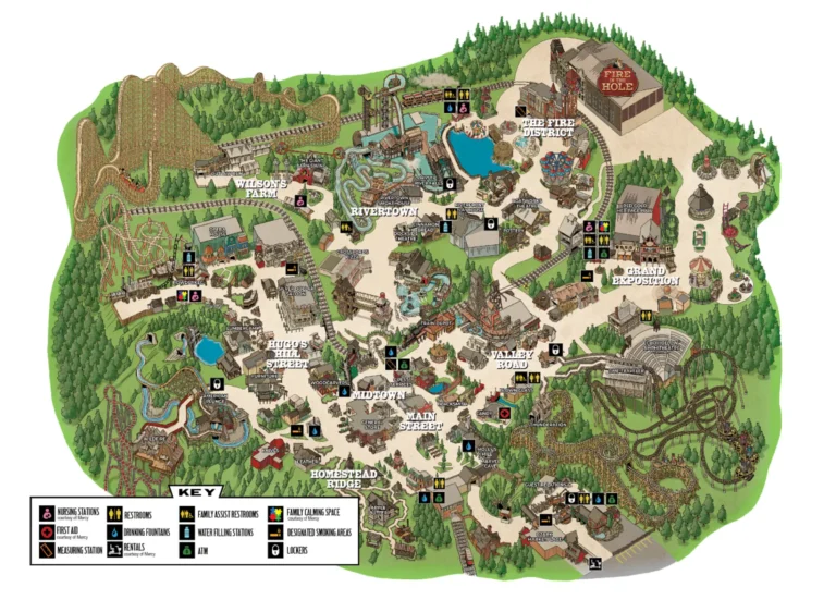 Silver Dollar City Map 2025