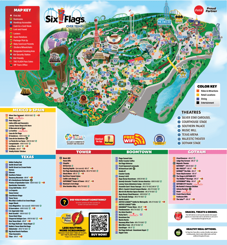 Six Flags Over Texas in Texas