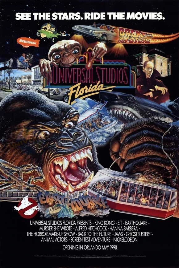 Universal Studios Florida Brochure 1990