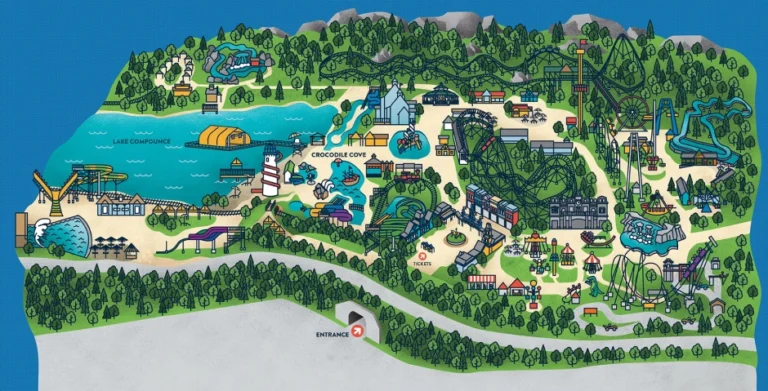 Lake Compounce Map 2025