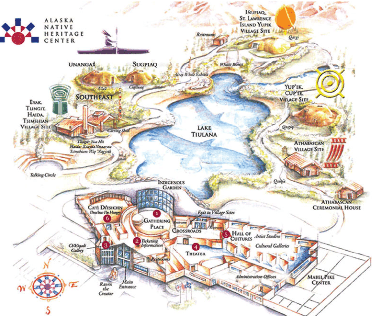 Alaska Native Heritage Center Map and Brochure (2025 – 2020)