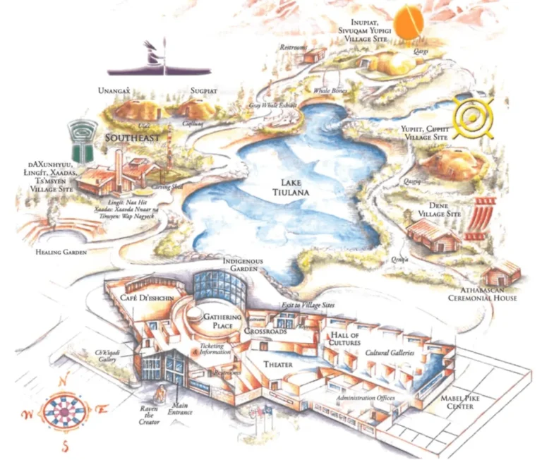 Alaska Native Heritage Center Map 2025