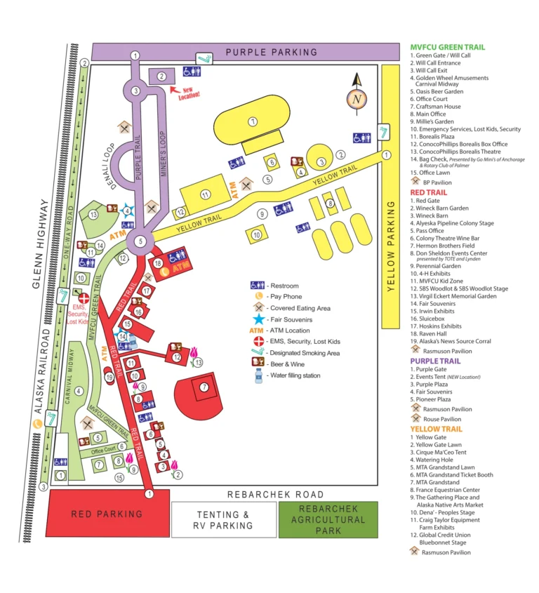 Alaska State Fair Map 2025-1