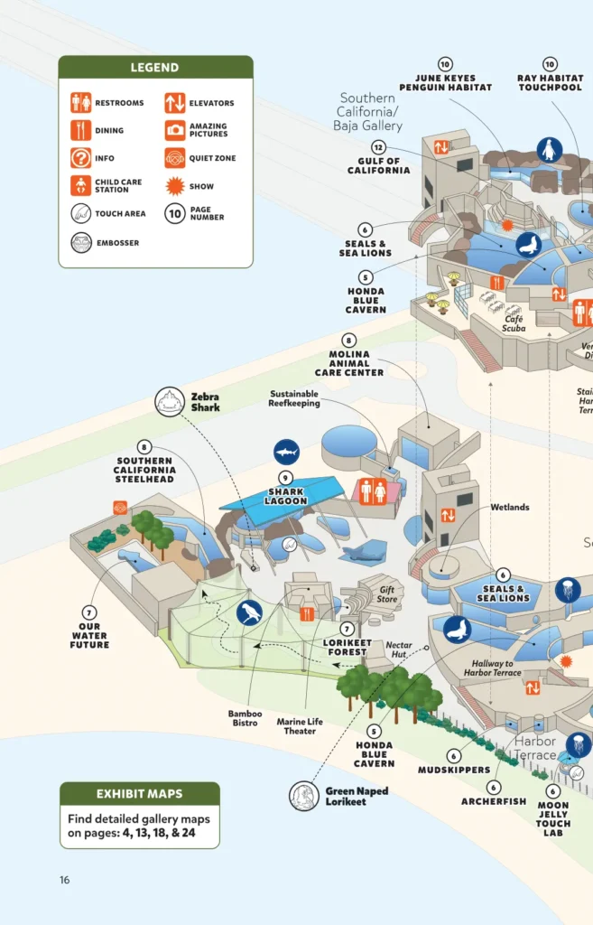Aquarium of the Pacific Map 2024 2