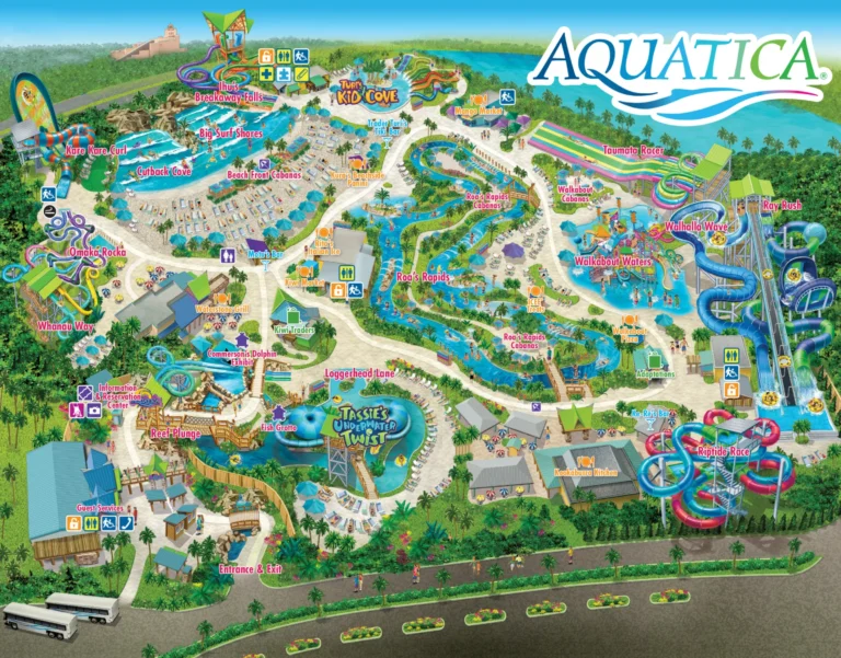 Aquatica Orlando Map 2025