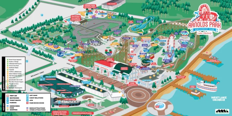 Arnold's Park Map 2025