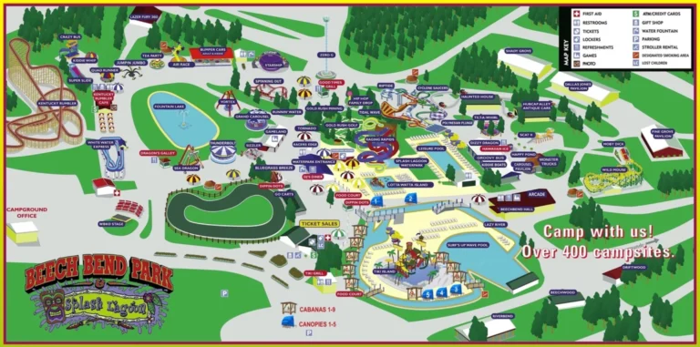 Beech Bend Park Map 2025