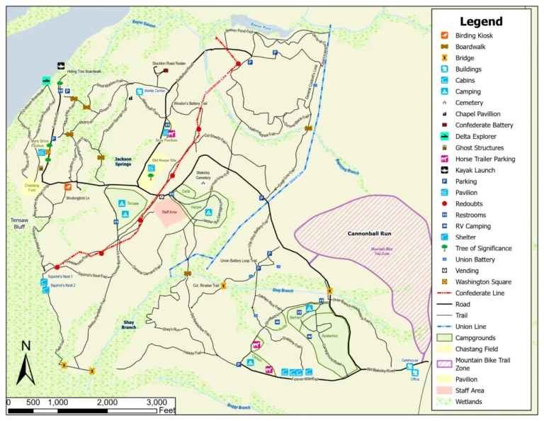 Blakeley State Park Map 2025