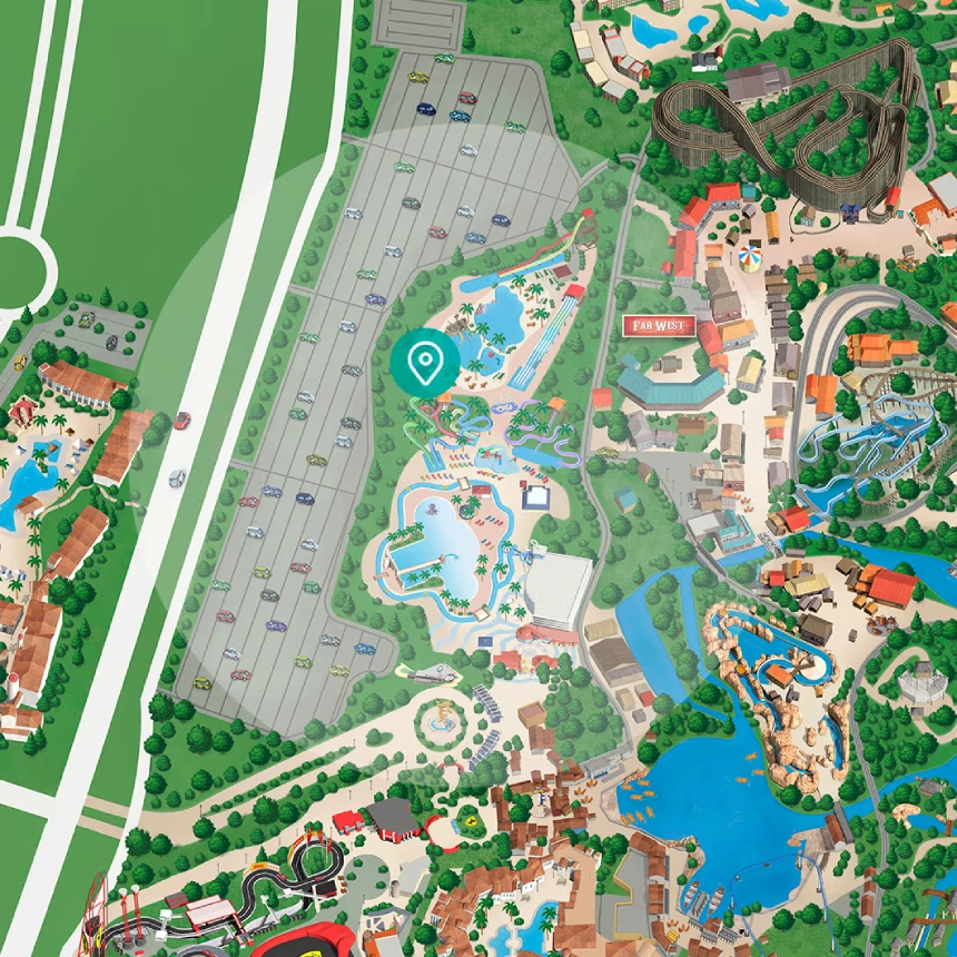 Caribe Aquatic Park Map 2025